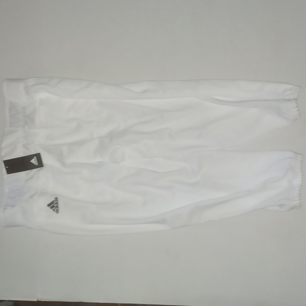 Adidas Icon Pro Short-Length Baseball Pants Size-L White NWT